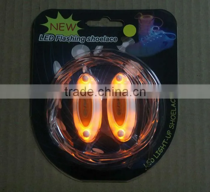 Dependable performance LED Flashing shoelaces,led glowing shoelaces,LED flashing shoelase lights