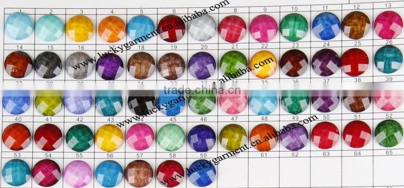 FREE SHIPPING 2015 NEWEST!! LUCKY highest quality flat back sew-on resin epoxy mosha effect