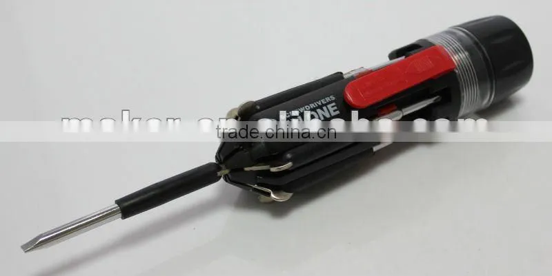 8 in 1 Screwdriver with Torch