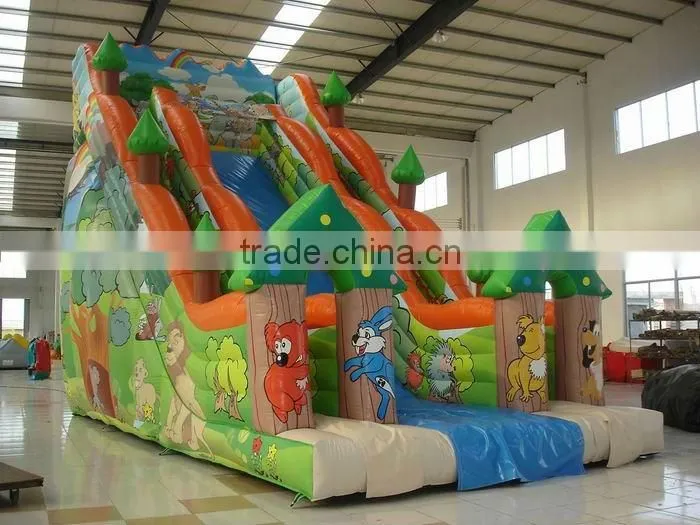 Inflatable Jungle tree slide