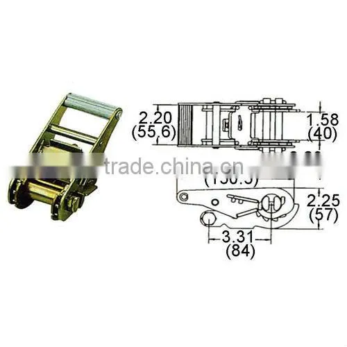 2" Standard Ratchet Buckle