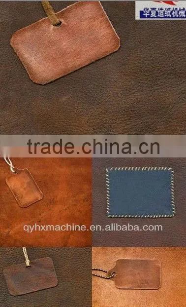 Regenerated leather machine line