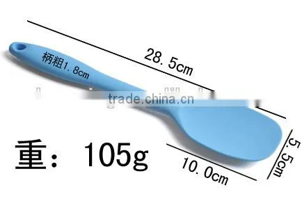 one piece silicone spatula