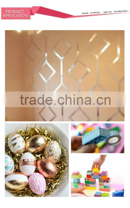 Hot selling custom printed foil washi tape