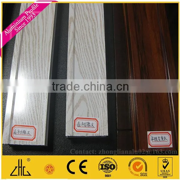 Wow!! white oak coatings aluminium profile,golden oak coating aluminium extrusion,timber aluminium profile price per kg factory