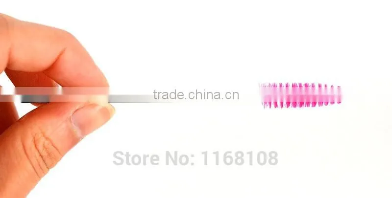 10pcs/lot New make up Pink Disposable Eyelash Brush Mascara Applicator Wand Brush