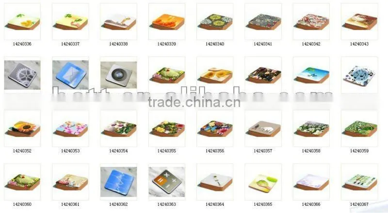 wholesale custom printed cork coaster cork cup mat
