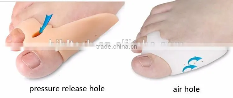 Footcare gel bunion toe separator corrector pads silicone toe separator