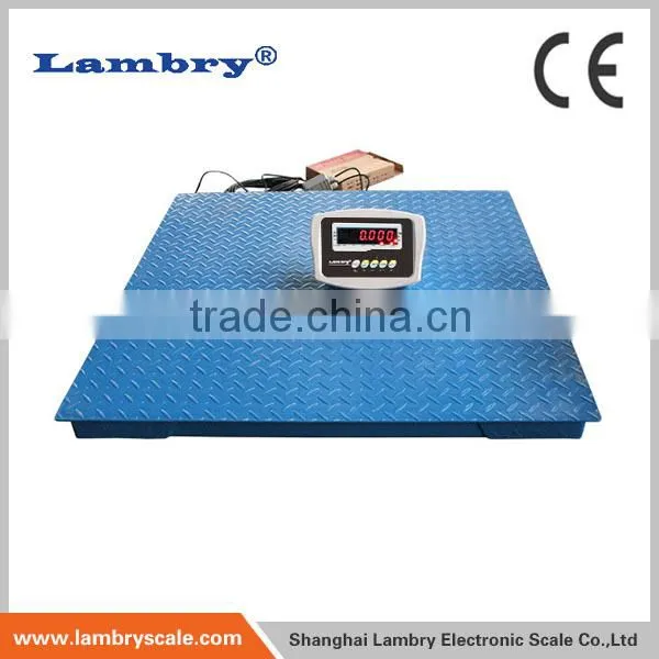 1000kg ~5000kg 6 mm thickness Industrial floor scale with indicator