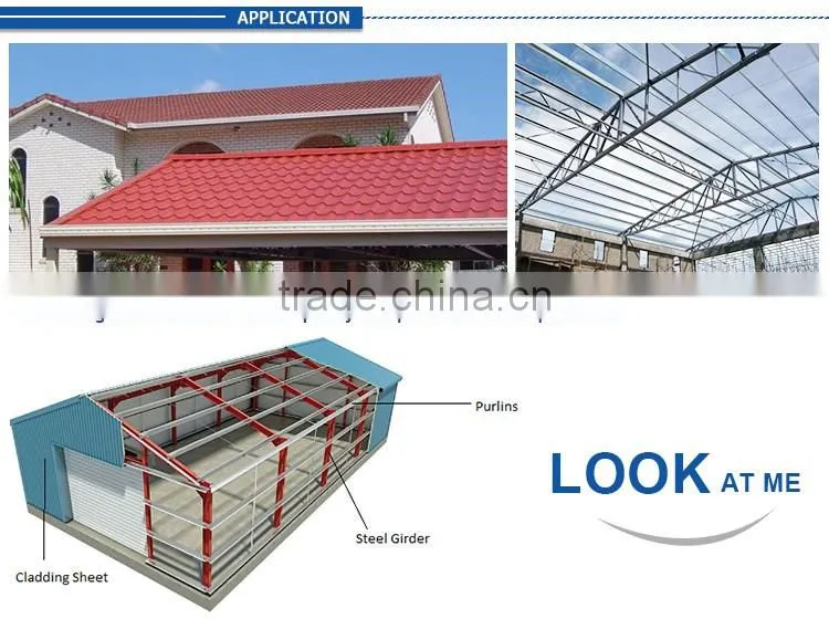 Large Construction glazed tile roof use and double forming machine