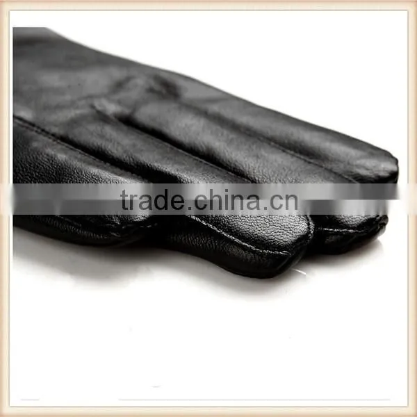 Factory Price 100% Authentic Leather Men Worker Motorcycle Gloves