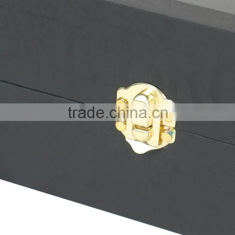 black rigid cardboard paper luxury packaging