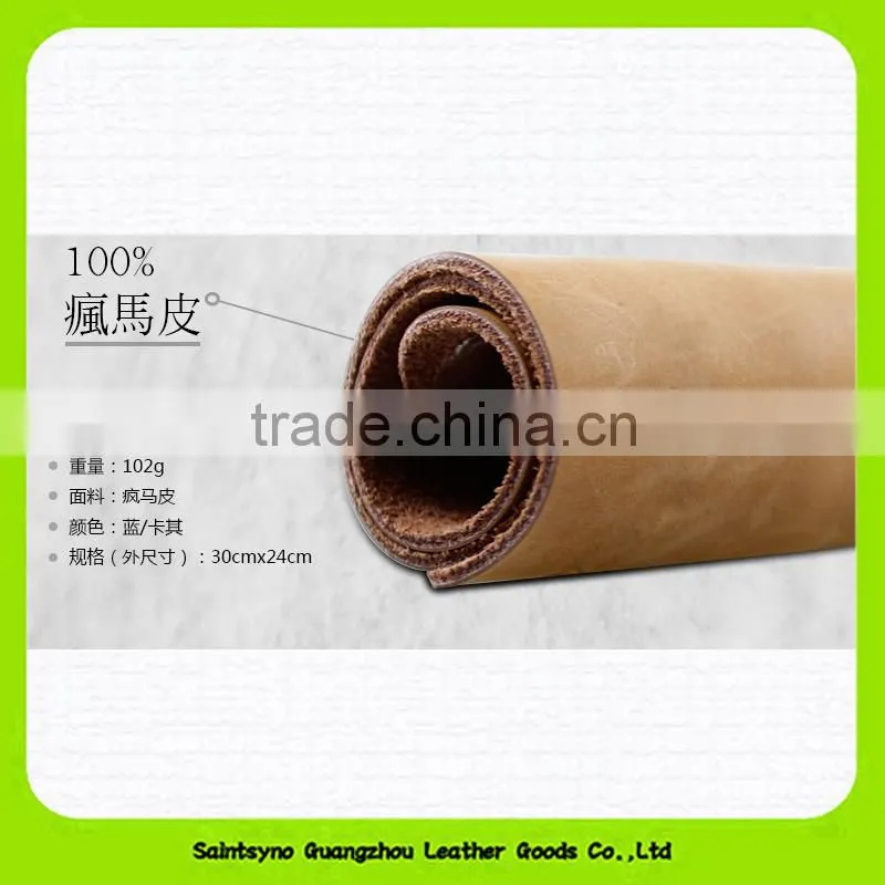 15010 Top Quality Single Mouse Mat in Leather OEM Leather Mouse Pad