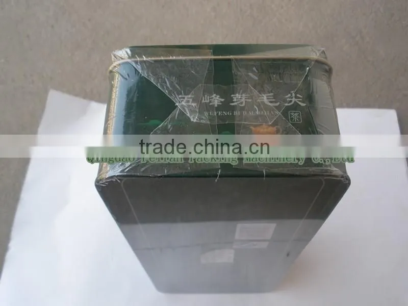 Tea box cellophane wrapping packaging machine