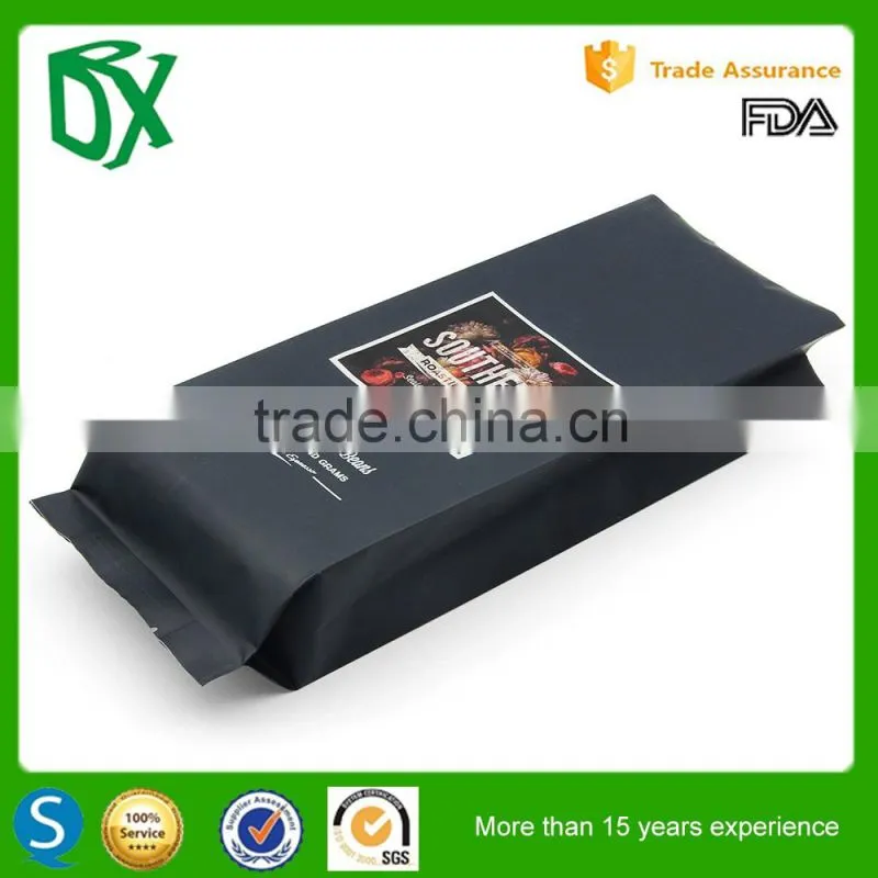 Custom logo print high quality matt aluminum foil bags for cookies packaging