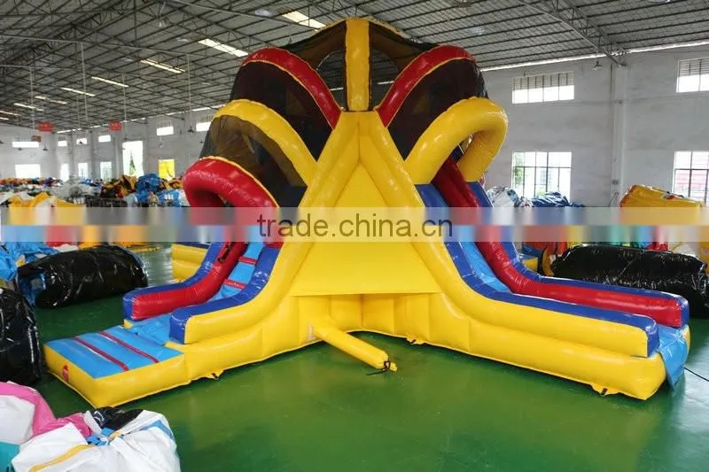 New & special design slide bouncer inflatable octopus slide for sale