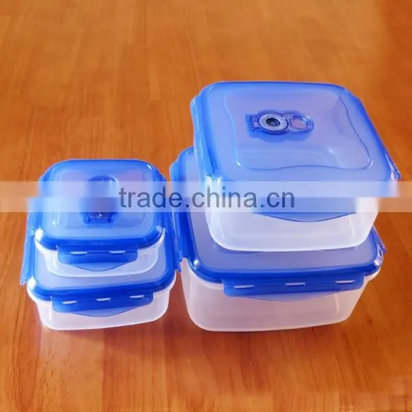 Stackable&Nestable vacuum plastic storage containers