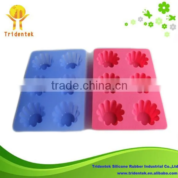 Good Quality Low Price 6- cup silicone mini muffin cup