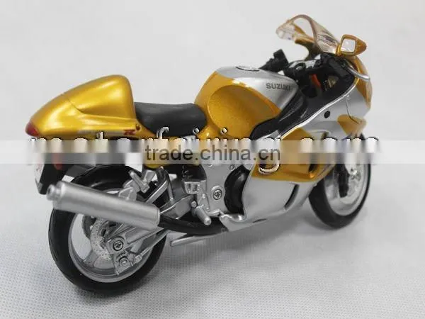 Suzuki gsxr1000 yellow Motorcycle model for home decoration