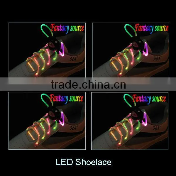 factory supply led glowing shoelace