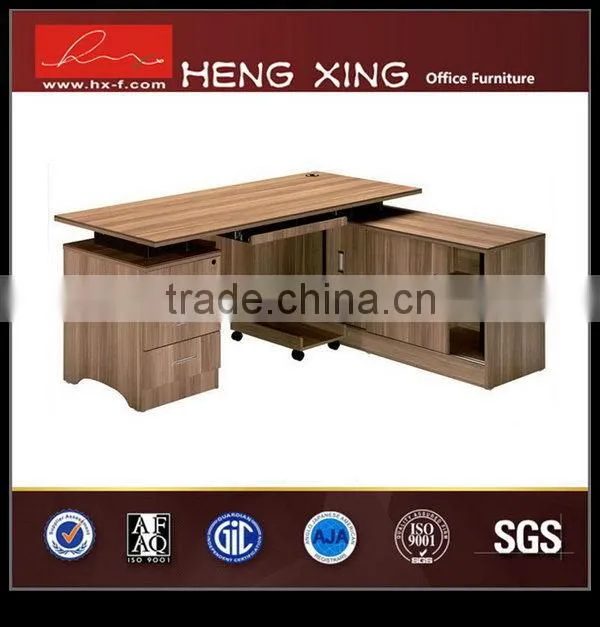 Top level new design wood panel computer table