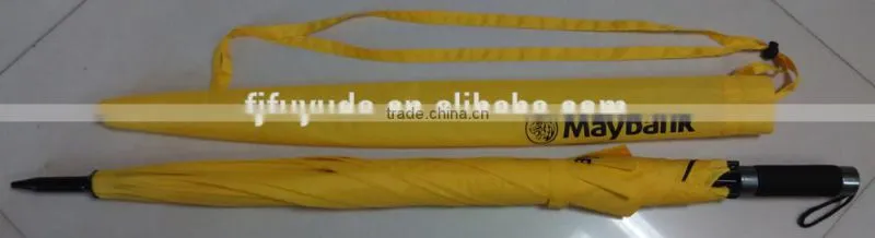 auto open high quality gift advertising golf fiberglass umbrella
