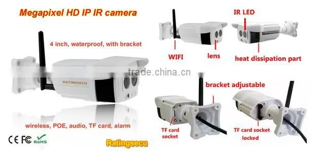 2013 New Design Wireless hd ip ir Security Camera for Christmas Promotion