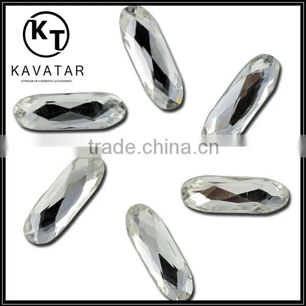 Best Price ! Bling bling waterdrop glass rhinestones for garment accessories