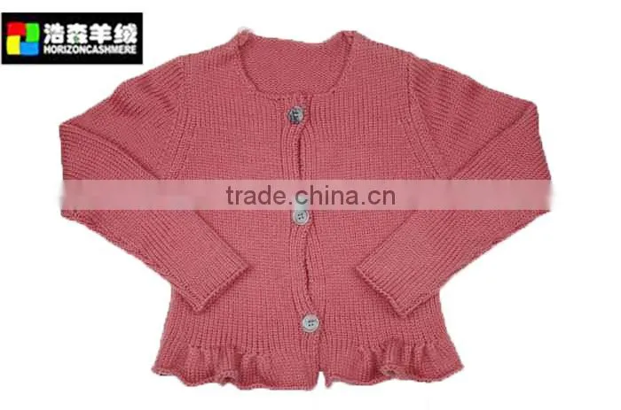 OEM Kid Wool Sweater, Pink Cute Kids Sweater