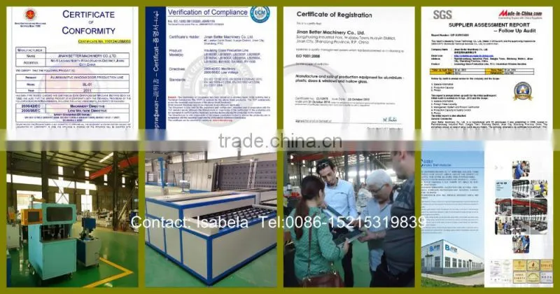Automatic horizontal cleaning glass machine for double glazed insulating glass washing
