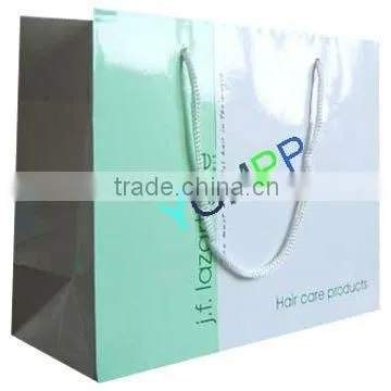 eco-friendly recycable kraft paper shopping bag manufacturer