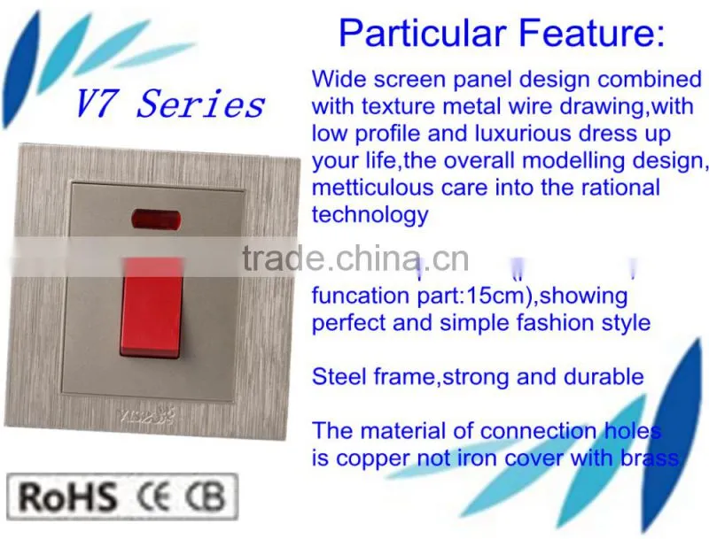 Best price electrical switch made with high quality PC material