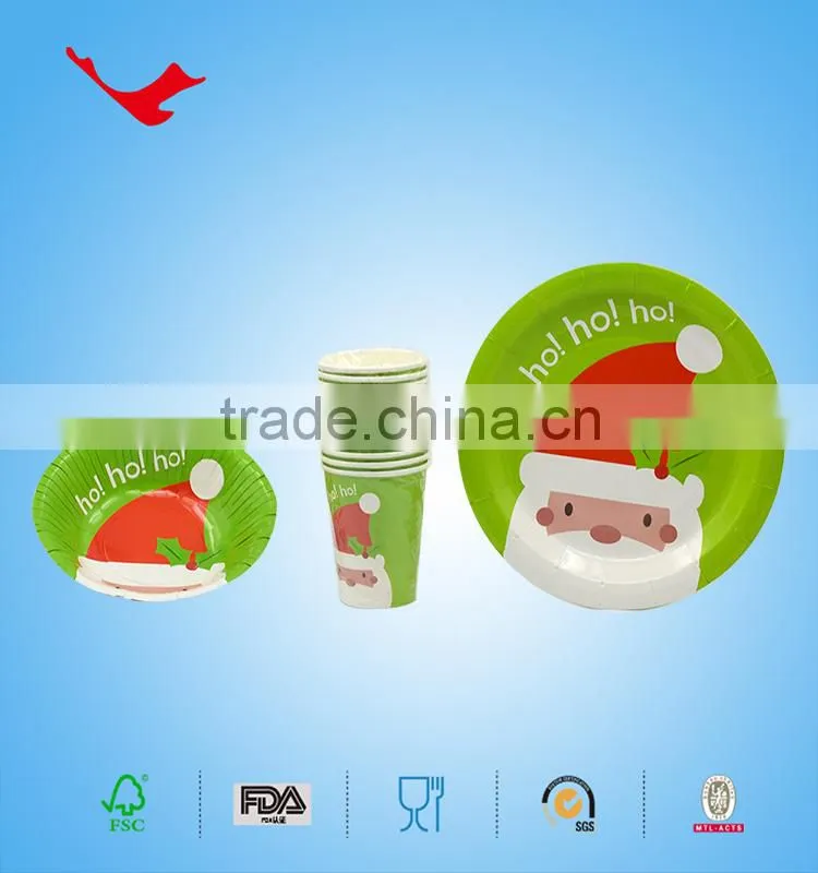 china top ten selling products used paper printed party set