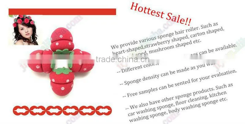 2014 Hottest Sale! Sponges Hair Roller Types Prices Supplier