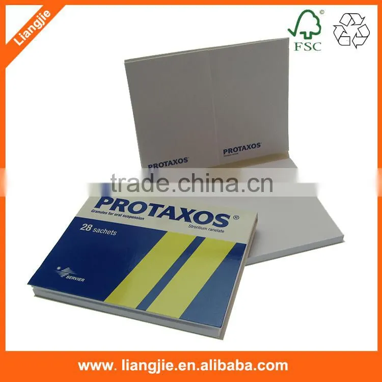 Memo cube,paper block with printing box