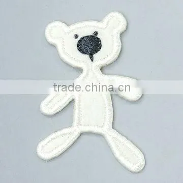 the newest design high quality butterfly embroidery lace patch