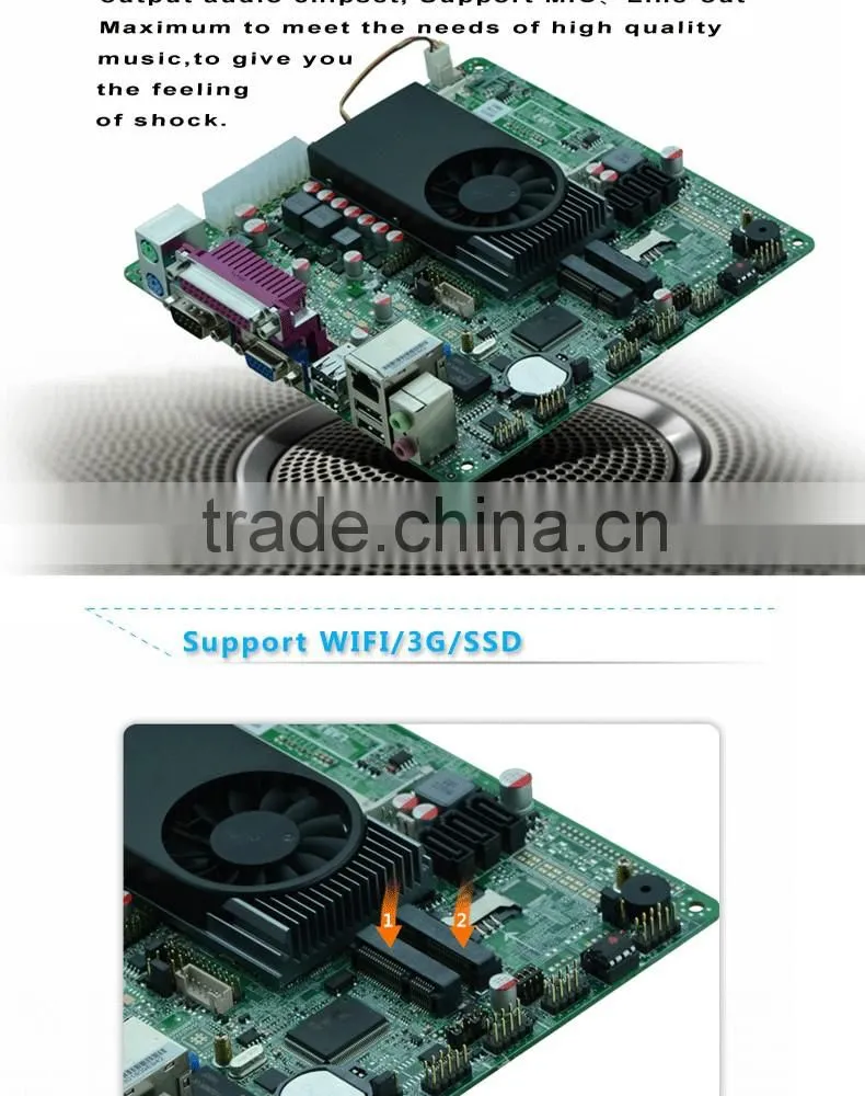 x86 embedded motherboard OEM/ODM motherboard with integrated processor