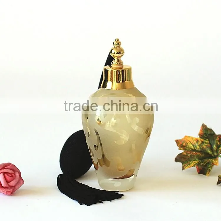 Handmade high-grade glass airbag spray perfume bottle wholesale repeatable use luxury empty bottle