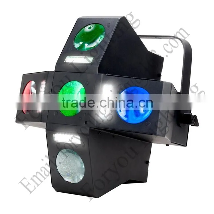 American DJ Monster Fun DMX 25x1W/3W RGBWA LED Moonflower+Strobe Stage Lighting