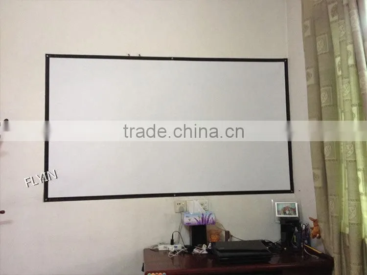 100 inch 16:9 Ratio Manual Fabric Projection Screen Projector Screen