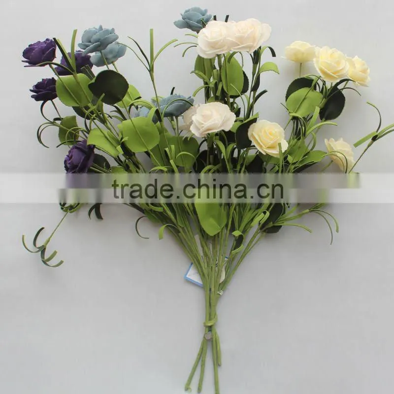Artificial Plastic Vase Flower For Home Decoration