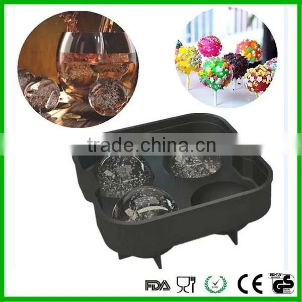 Best selling durable food grade silicone ice tray custom ice ball maker