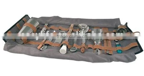 Custom roll up bartender tool bags , tool bag for bartender , full bar tool set