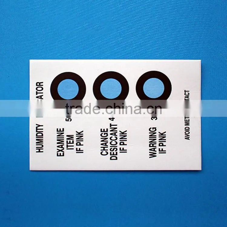 MSDS / SGS OEM Free Sample Six Dots HIC , Blue Change into Pink