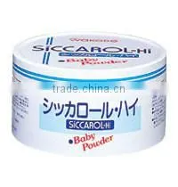 WAKODO SICCAROL HiI Papper Box 170g Made in Japan Baby Powder Fo Rash