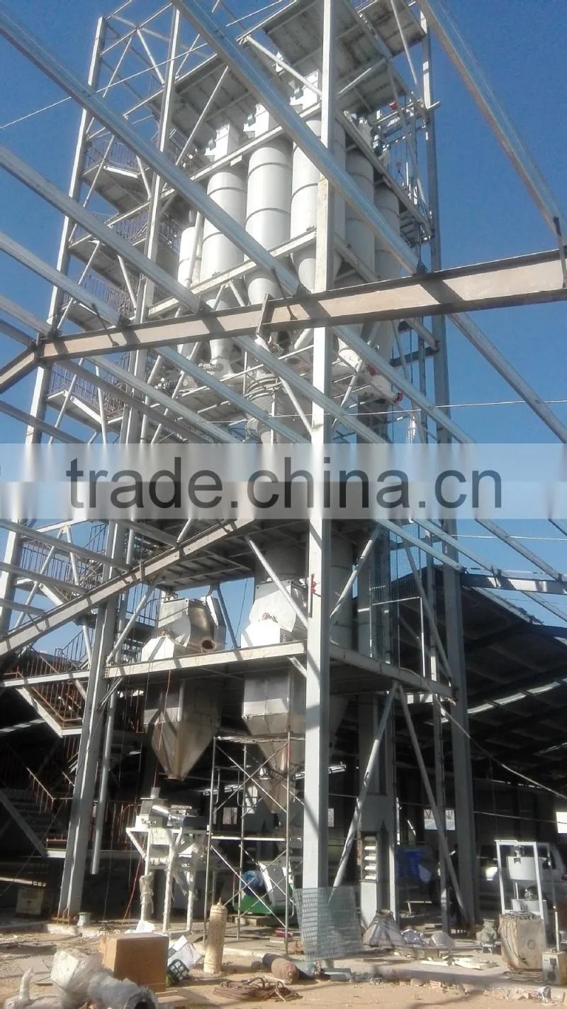 Small manufacturing plant animal feed production line