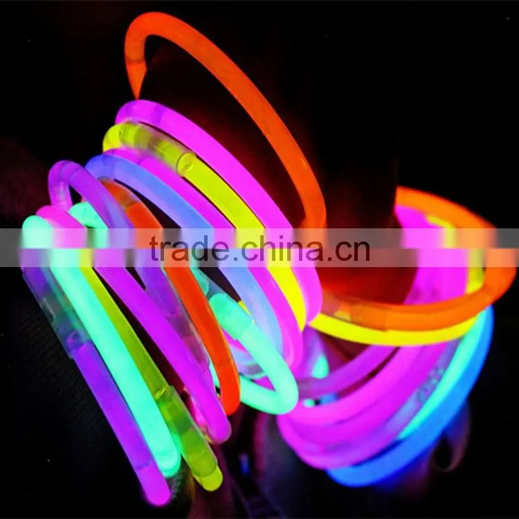 8'' Glow in the dark Glow Plastic Bracelet