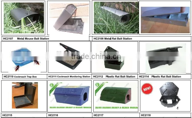 factory sale rodent control multi-catch mousetrap Bait Station HC2104