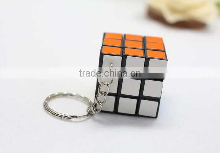 best sale magic cube keychain with custom logo,various color,with high quality,OEM orders are welcome