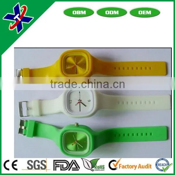 Latest Style Custom Colorful New Fashion interchangeable silicone strap watch